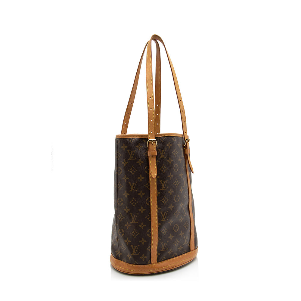 Louis Vuitton Vintage Monogram Canvas Bucket GM Shoulder Bag (17239) - Image 2