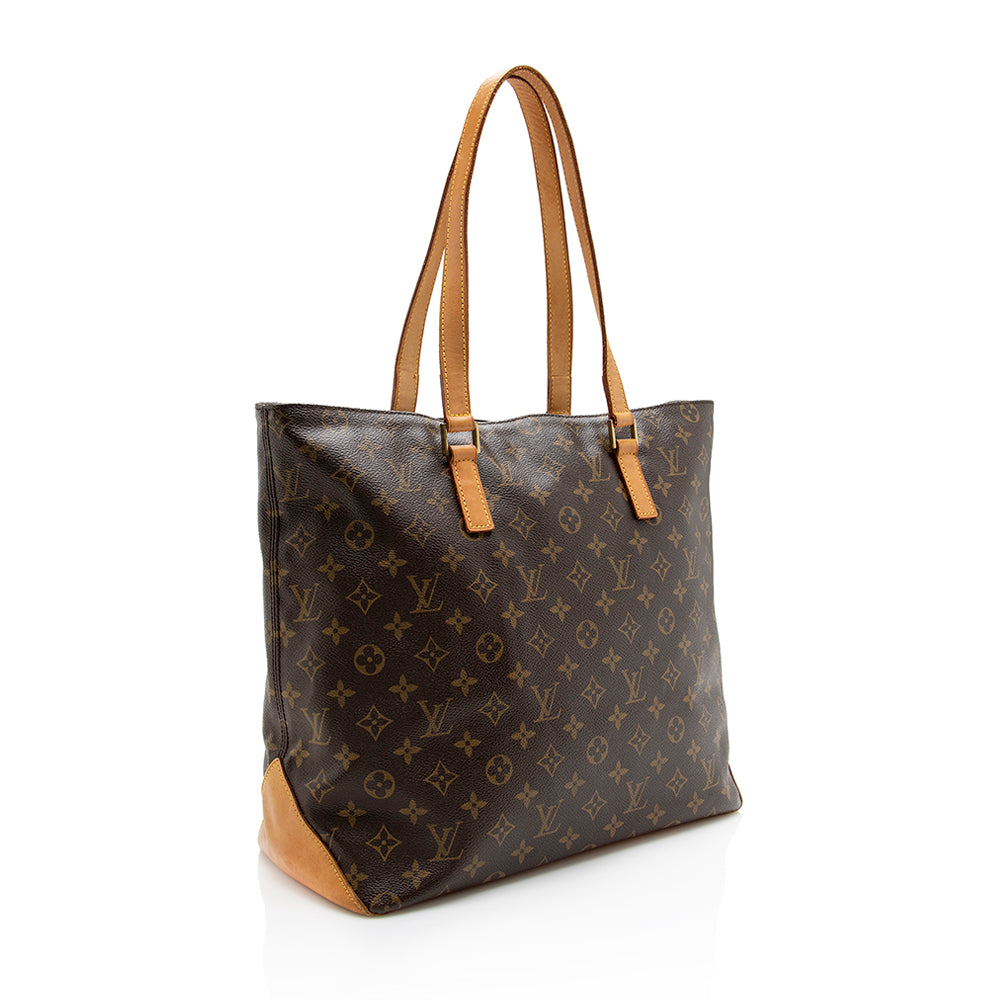Louis Vuitton Vintage Monogram Canvas Cabas Mezzo Tote (15326) - Image 2