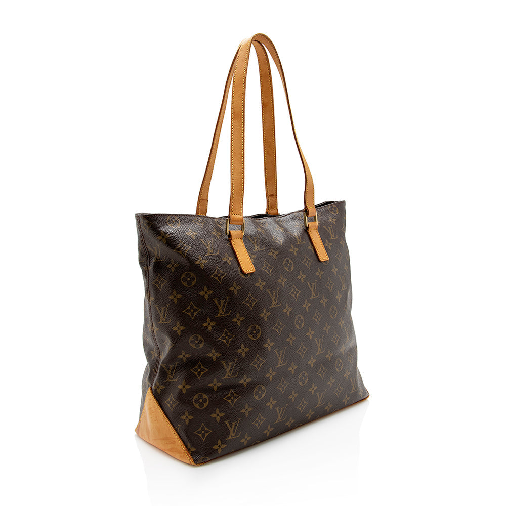 Louis Vuitton Vintage Monogram Canvas Cabas Mezzo Tote (15447) - Image 2