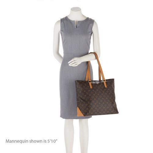 Louis Vuitton Vintage Monogram Canvas Cabas Mezzo Tote (15952) - Image 5