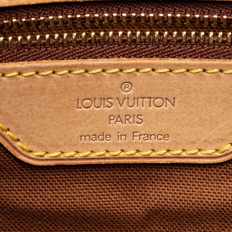 Louis Vuitton Vintage Monogram Canvas Cabas Mezzo Tote (22165) - Image 8