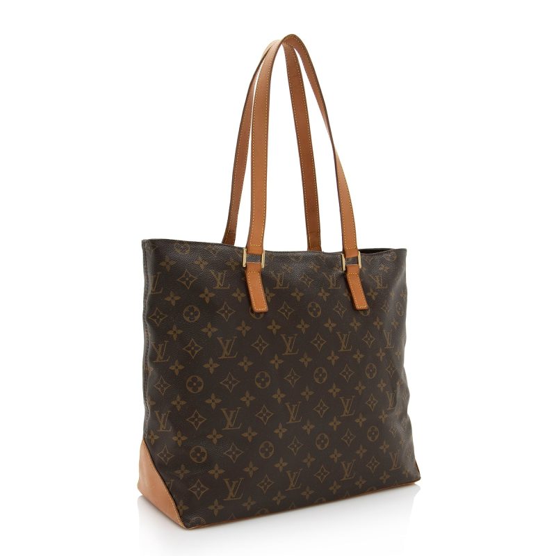 Louis Vuitton Vintage Monogram Canvas Cabas Mezzo Tote (22165) - Image 2