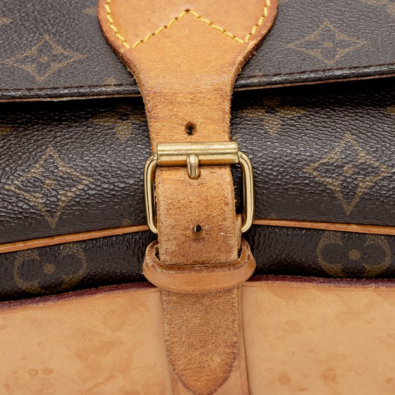 Louis Vuitton Vintage Monogram Canvas Cartouchiere GM Shoulder Bag - FINAL SALE (16651) - Image 9