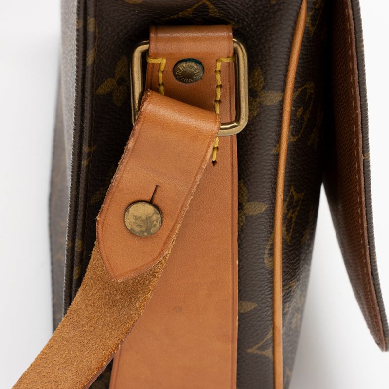 Louis Vuitton Vintage Monogram Canvas Cartouchiere GM Shoulder Bag (14736) - Image 10