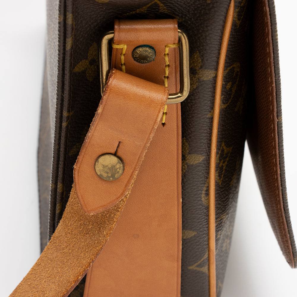 Louis Vuitton Vintage Monogram Canvas Cartouchiere GM Shoulder Bag (14736) - Image 10