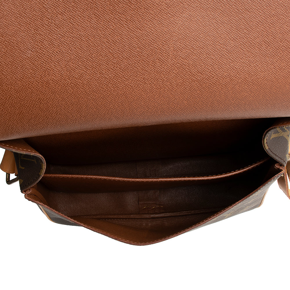 Louis Vuitton Vintage Monogram Canvas Cartouchiere GM Shoulder Bag (14736) - Image 7
