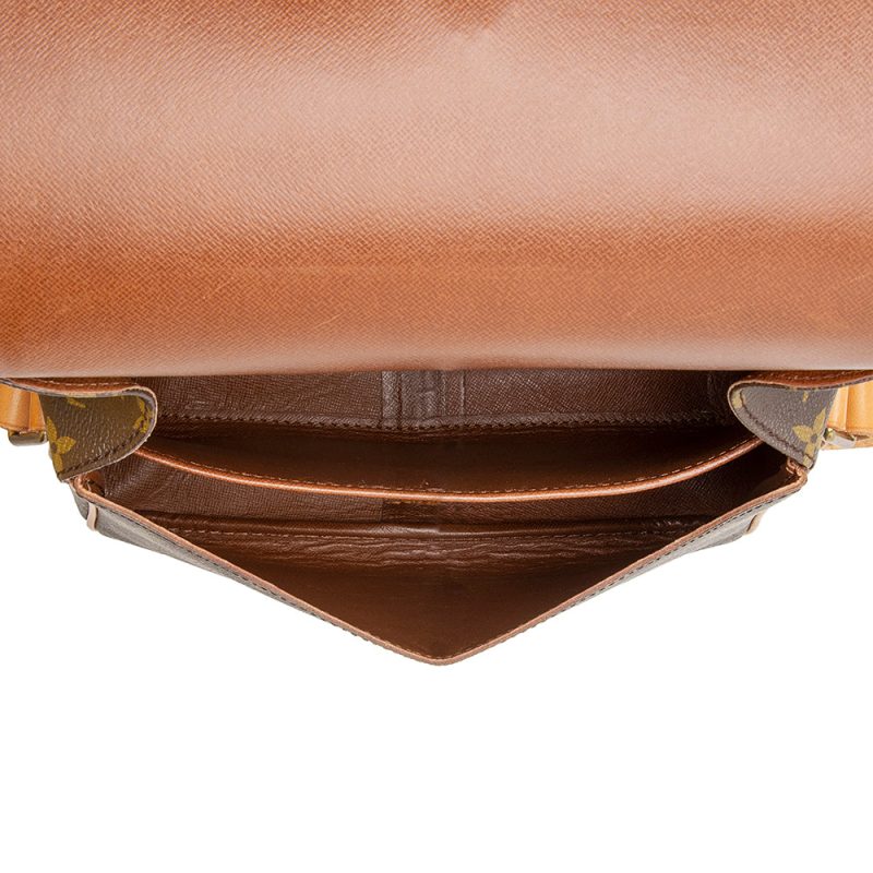 Louis Vuitton Vintage Monogram Canvas Cartouchiere GM Shoulder Bag (21275) - Image 7