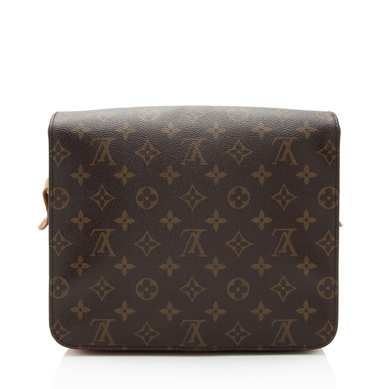 Louis Vuitton Vintage Monogram Canvas Cartouchiere GM Shoulder Bag (PPHKCM) - Image 3