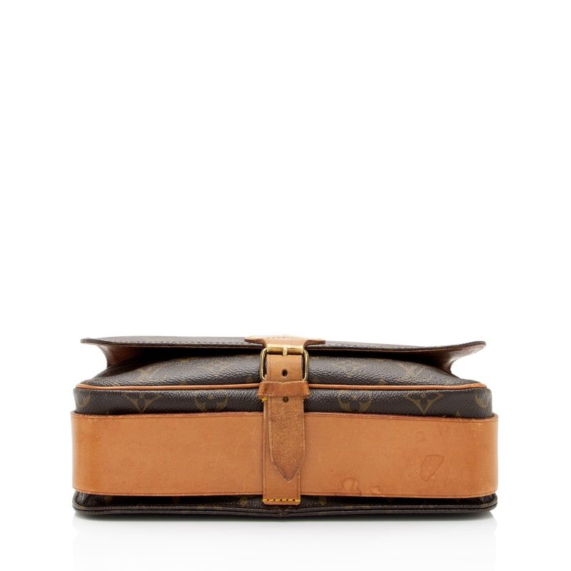 Louis Vuitton Vintage Monogram Canvas Cartouchiere GM Shoulder Bag (PPHKCM) - Image 4
