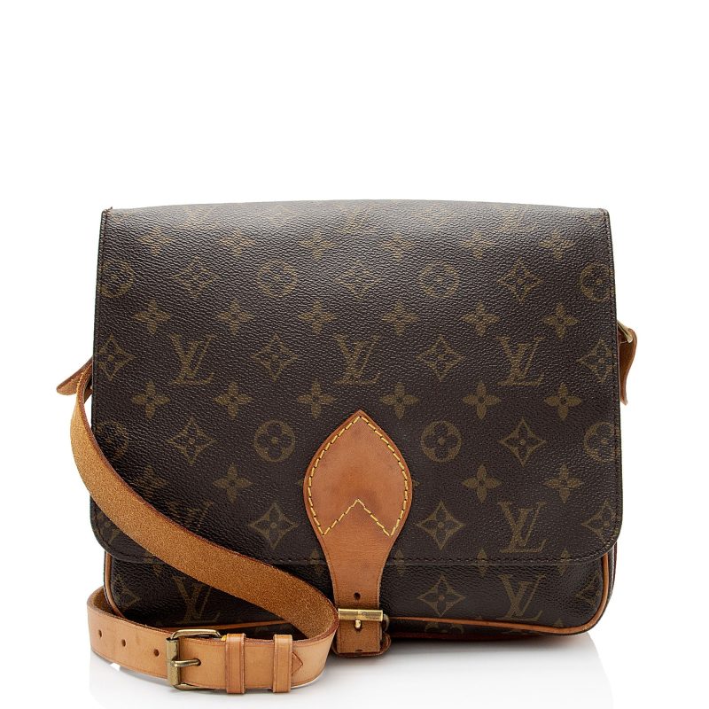 Louis Vuitton Vintage Monogram Canvas Cartouchiere GM Shoulder Bag (PPHKCM)