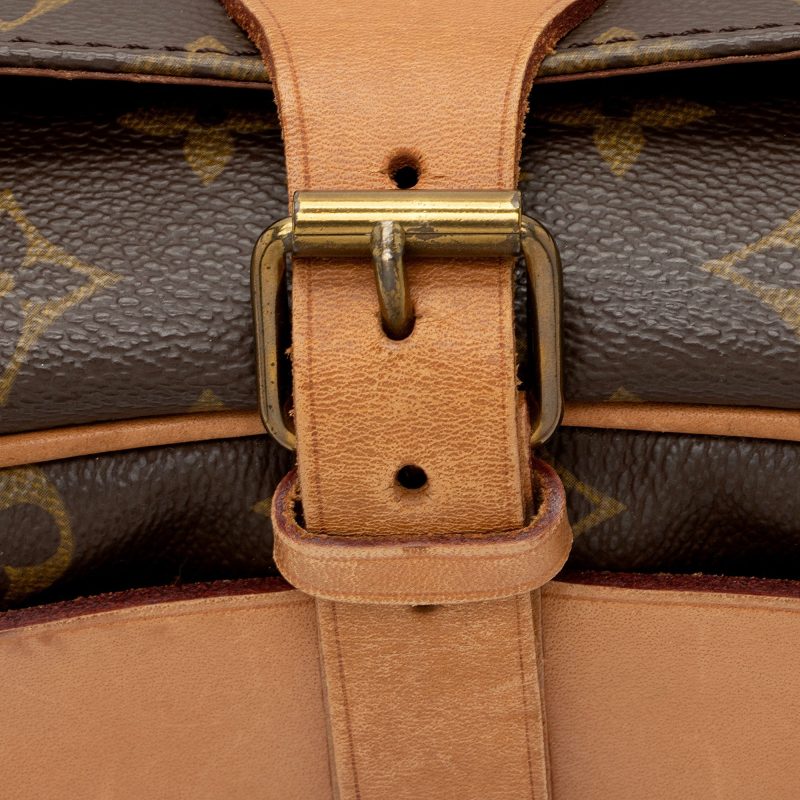 Louis Vuitton Vintage Monogram Canvas Cartouchiere GM Shoulder Bag (sdbpJh) - Image 9