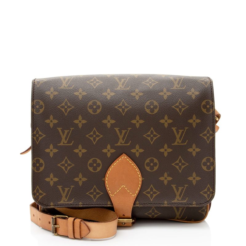 Louis Vuitton Vintage Monogram Canvas Cartouchiere GM Shoulder Bag (sdbpJh)