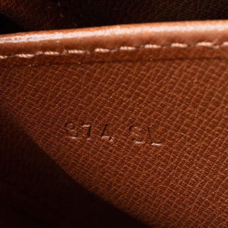 Louis Vuitton Vintage Monogram Canvas Cartouchiere MM Shoulder Bag (16667) - Image 6
