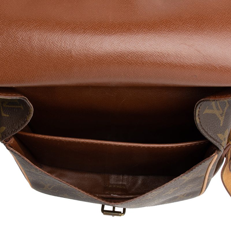 Louis Vuitton Vintage Monogram Canvas Cartouchiere MM Shoulder Bag (16667) - Image 7