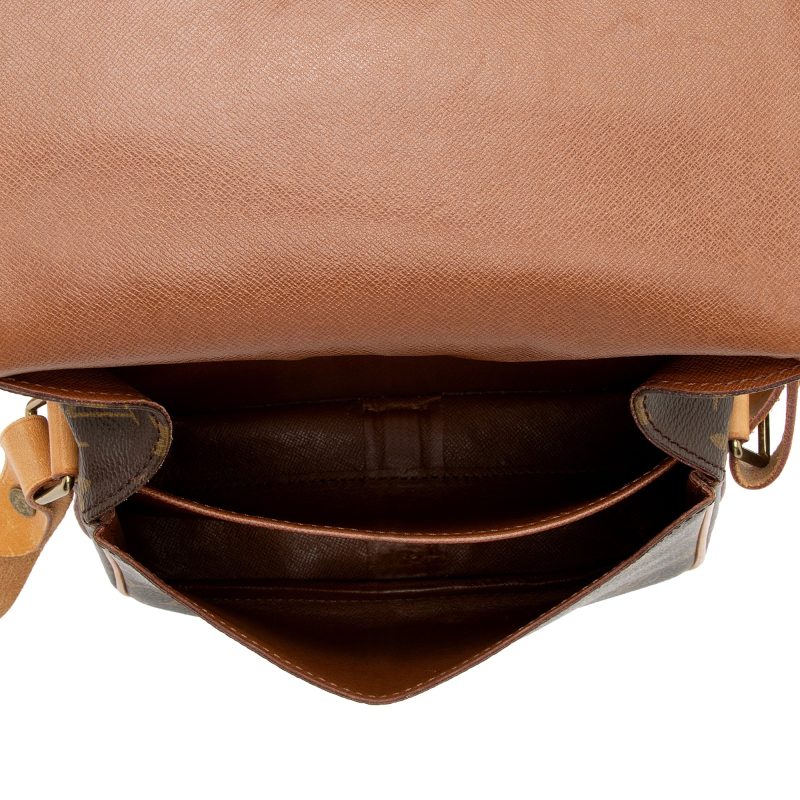 Louis Vuitton Vintage Monogram Canvas Cartouchiere MM Shoulder Bag (Ns6wrZ) - Image 7