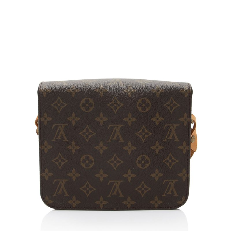 Louis Vuitton Vintage Monogram Canvas Cartouchiere MM Shoulder Bag (7VUXQB) - Image 3