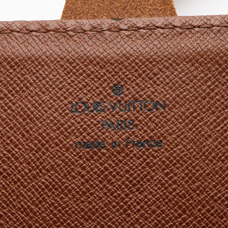 Louis Vuitton Vintage Monogram Canvas Cartouchiere MM Shoulder Bag (7VUXQB) - Image 8