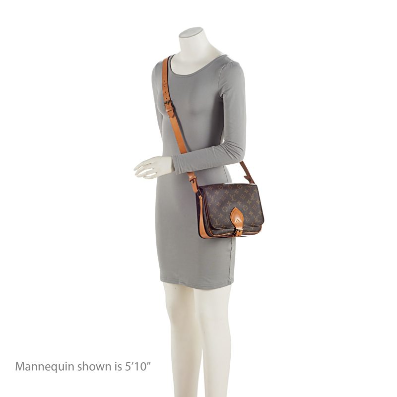 Louis Vuitton Vintage Monogram Canvas Cartouchiere MM Shoulder Bag (7VUXQB) - Image 5