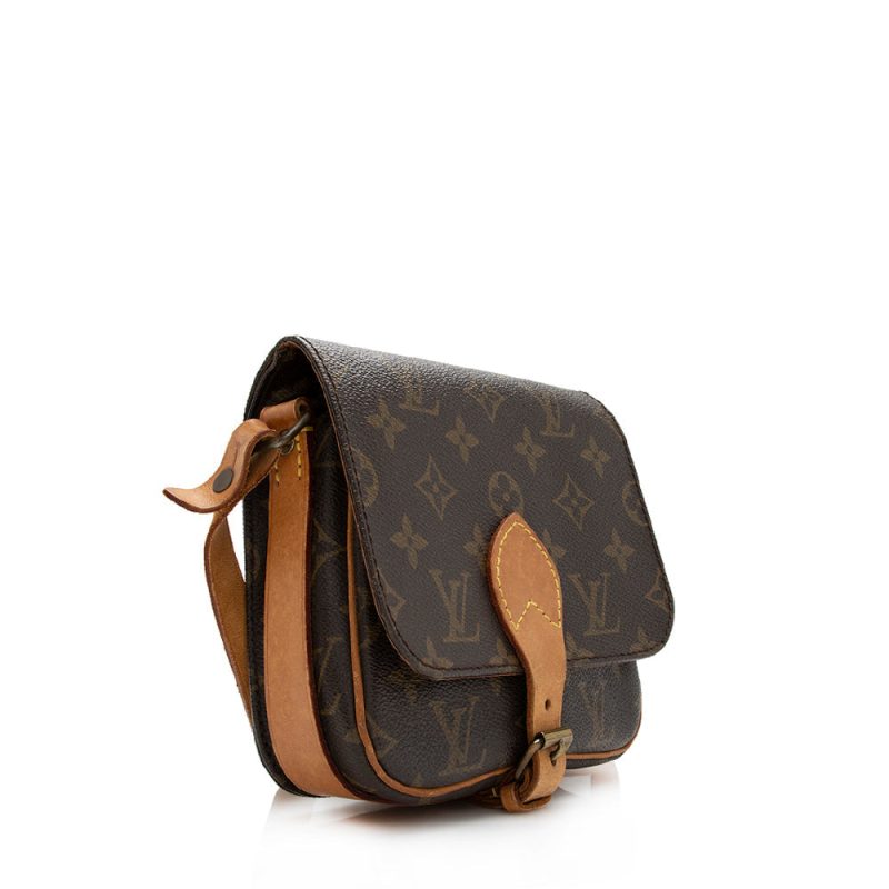 Louis Vuitton Vintage Monogram Canvas Cartouchiere PM Shoulder Bag (16187) - Image 2