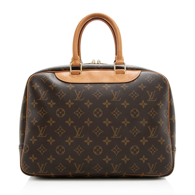 Louis Vuitton Vintage Monogram Canvas Deauville Satchel (19543) - Image 3