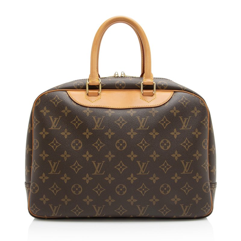 Louis Vuitton Vintage Monogram Canvas Deauville Satchel (23592) - Image 3