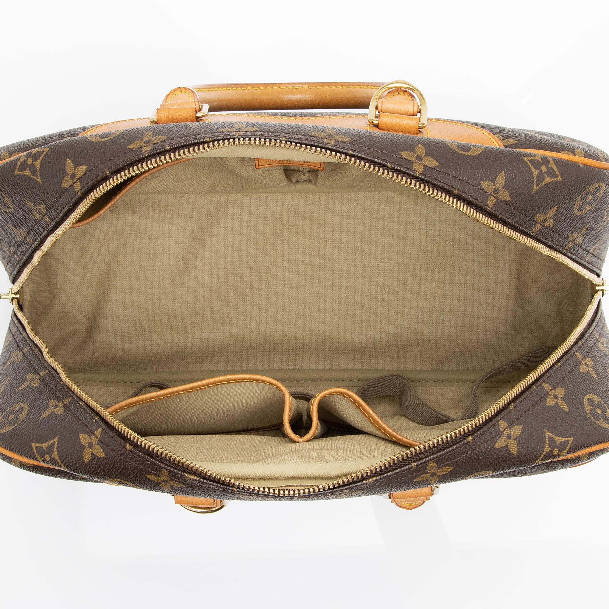 Louis Vuitton Vintage Monogram Canvas Deauville Satchel (23592) - Image 7
