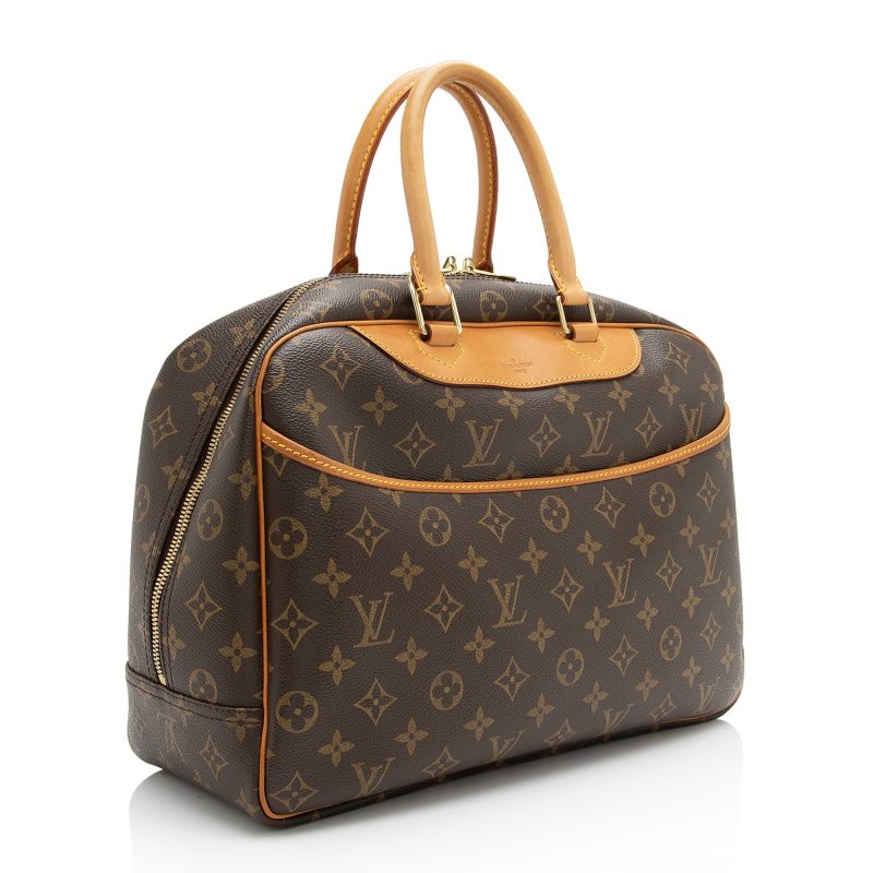 Louis Vuitton Vintage Monogram Canvas Deauville Satchel (23592) - Image 2