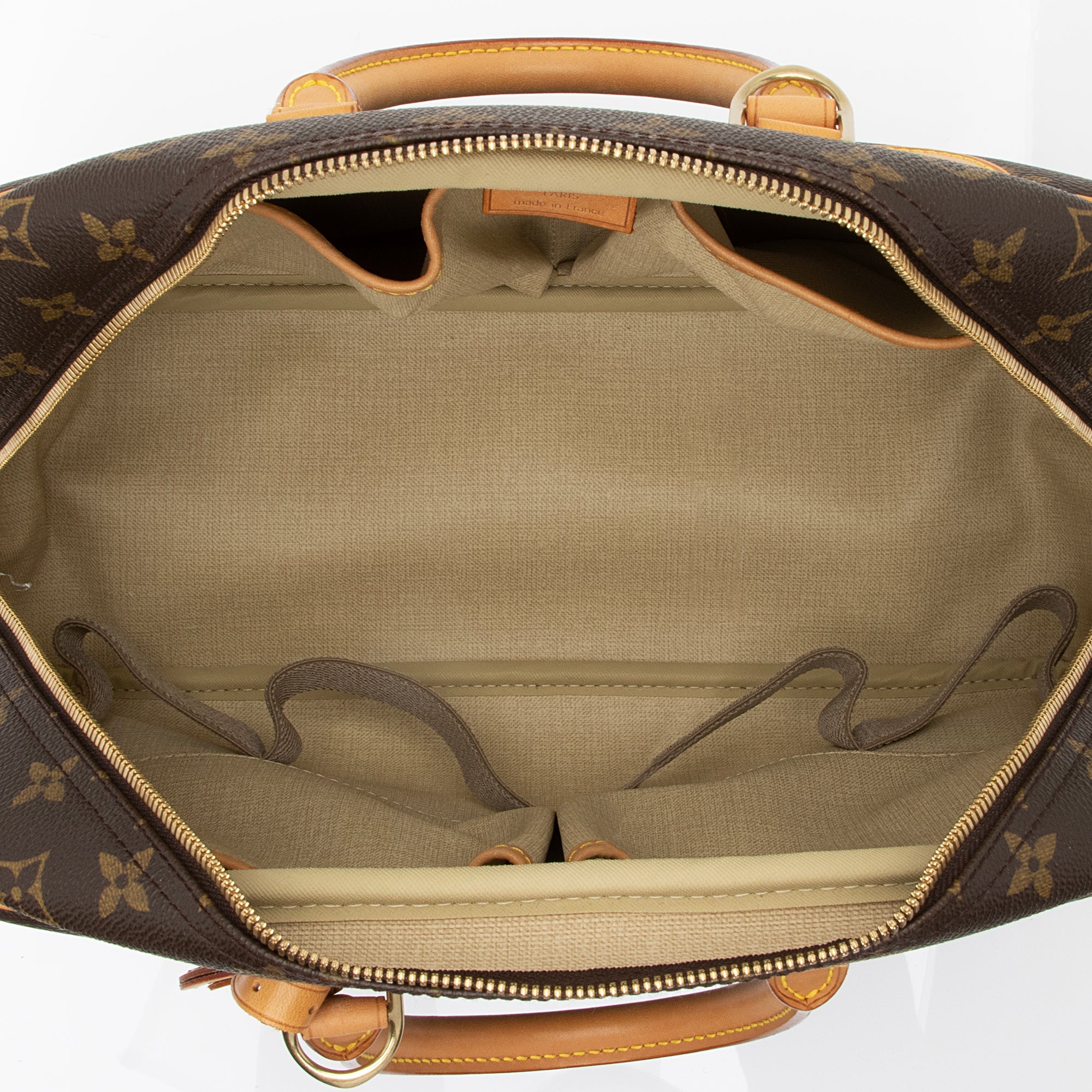 Louis Vuitton Vintage Monogram Canvas Deauville Satchel (23319) - Image 7