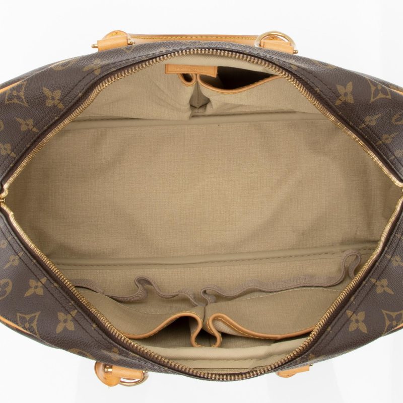 Louis Vuitton Vintage Monogram Canvas Deauville Satchel (DJEJ8X) - Image 7