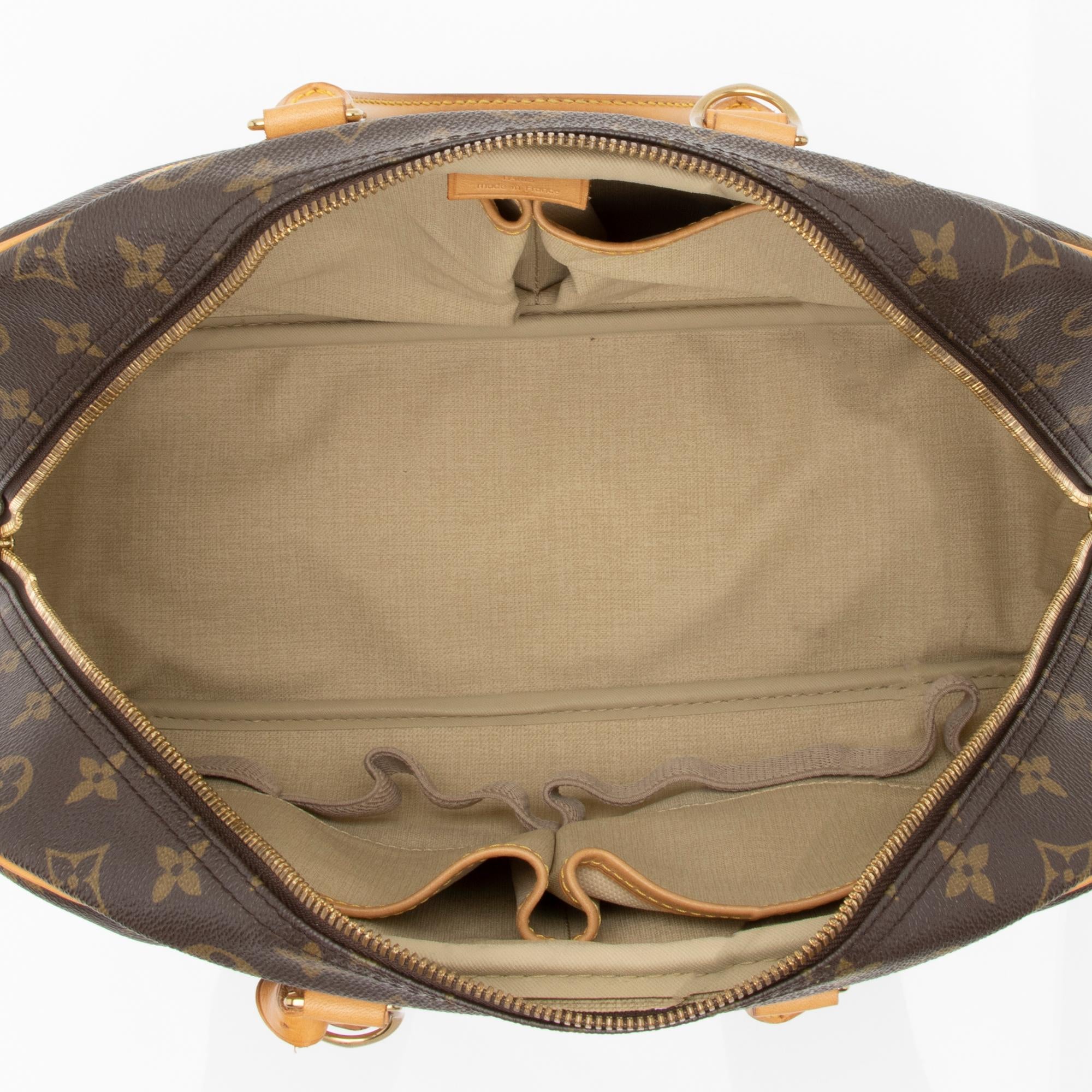 Louis Vuitton Vintage Monogram Canvas Deauville Satchel (DJEJ8X) - Image 7