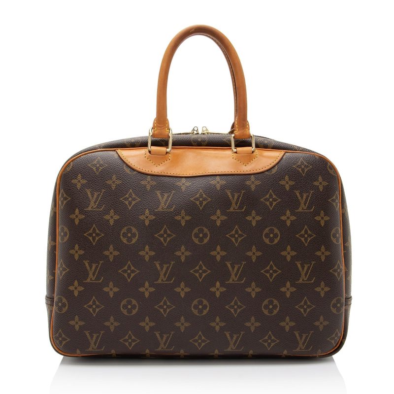 Louis Vuitton Vintage Monogram Canvas Deauville Satchel (Gr6OXR) - Image 3
