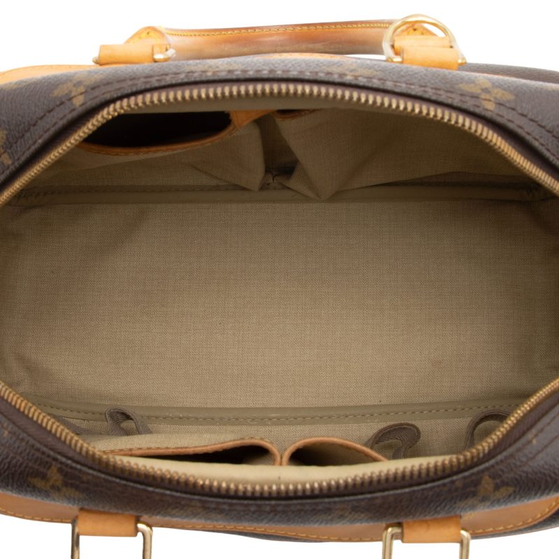 Louis Vuitton Vintage Monogram Canvas Deauville Satchel (pjOGg0) - Image 7