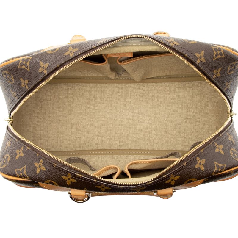 Louis Vuitton Vintage Monogram Canvas Deauville Satchel (4uDvMP) - Image 7