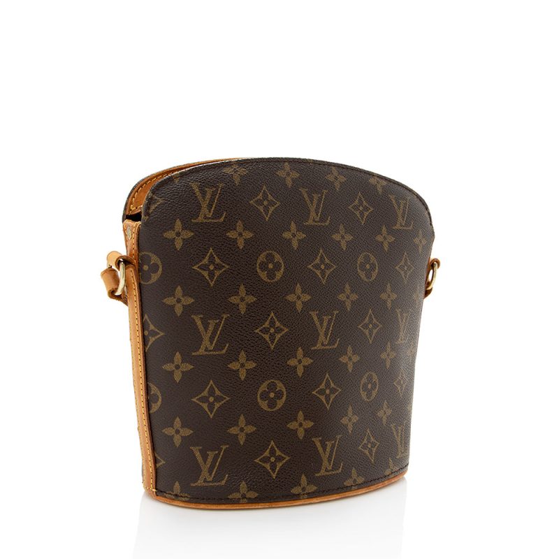 Louis Vuitton Vintage Monogram Canvas Drouot Shoulder Bag (18081) - Image 2
