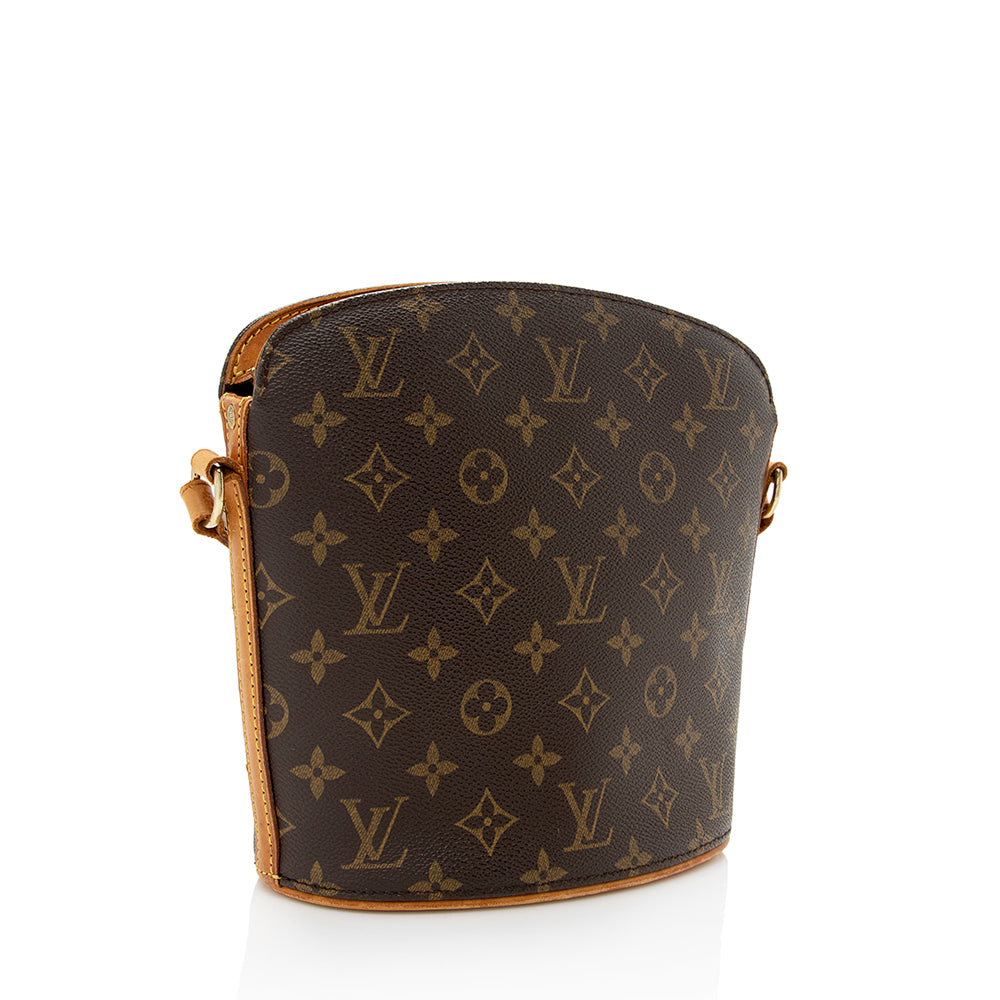 Louis Vuitton Vintage Monogram Canvas Drouot Shoulder Bag (18081) - Image 2