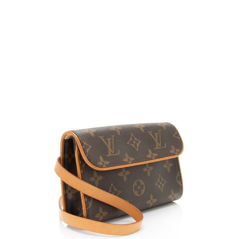 Louis Vuitton Vintage Monogram Canvas Florentine Pochette Belt Bag (pFk6FV) - Image 2