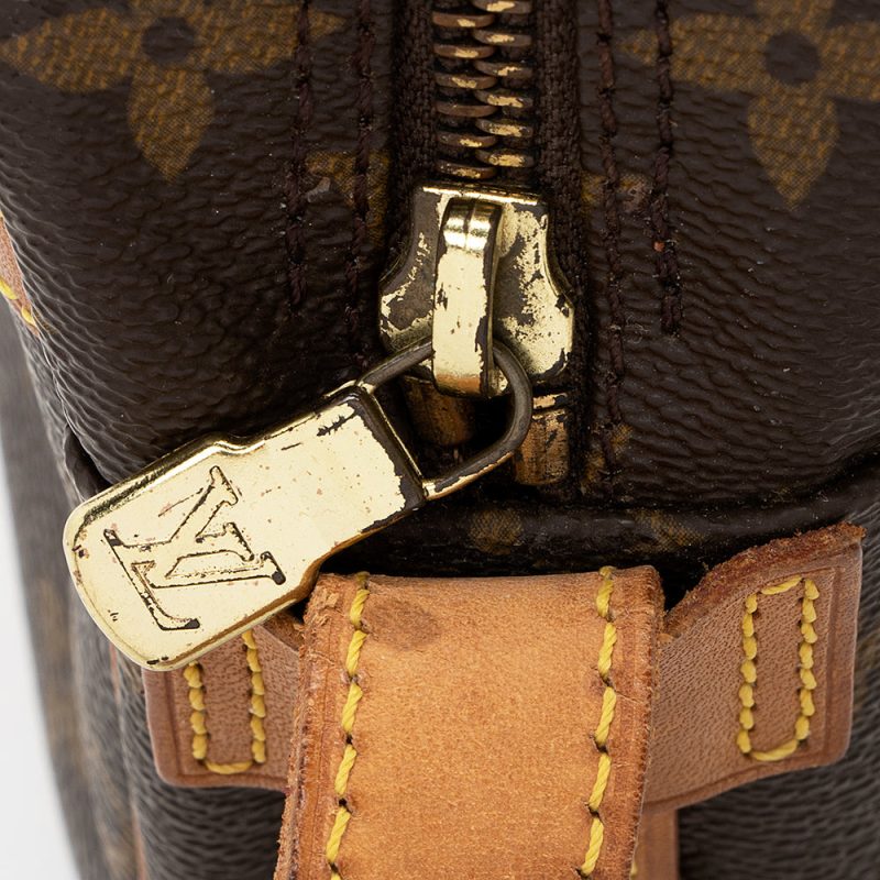 Louis Vuitton Vintage Monogram Canvas Jeune Fille MM Shoulder Bag (18465) - Image 9