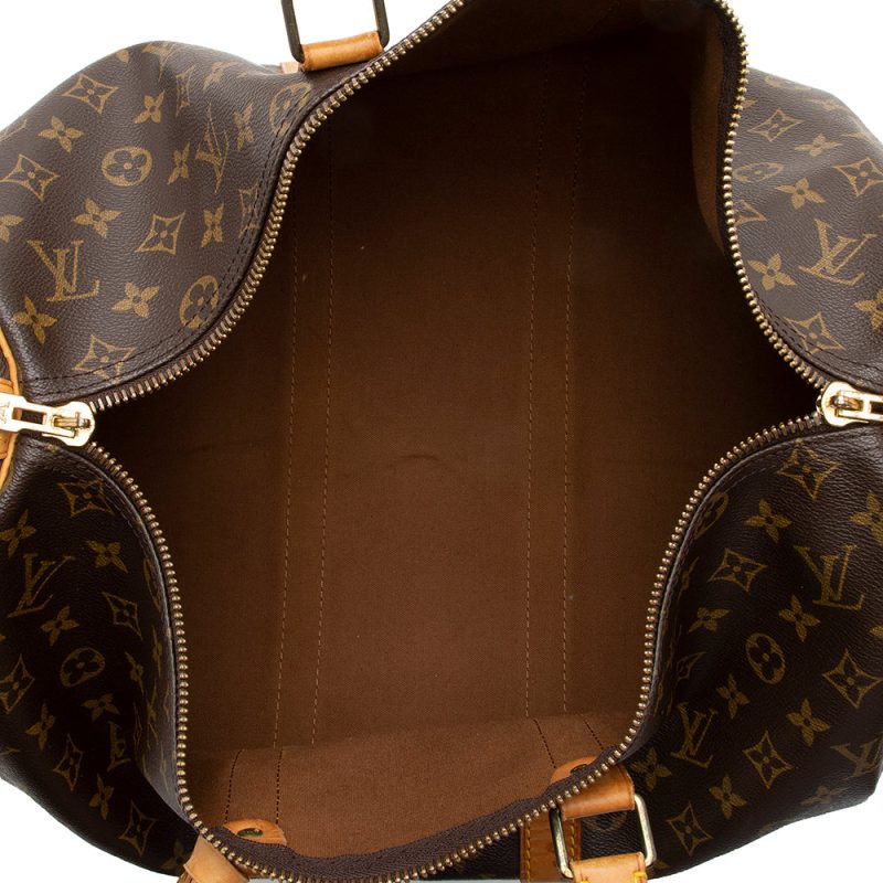 Louis Vuitton Vintage Monogram Canvas Keepall 45 Duffel Bag (16636) - Image 7