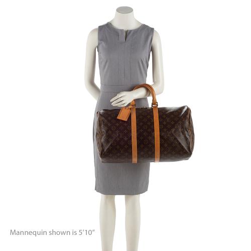 Louis Vuitton Vintage Monogram Canvas Keepall 45 Duffel Bag (16636) - Image 5