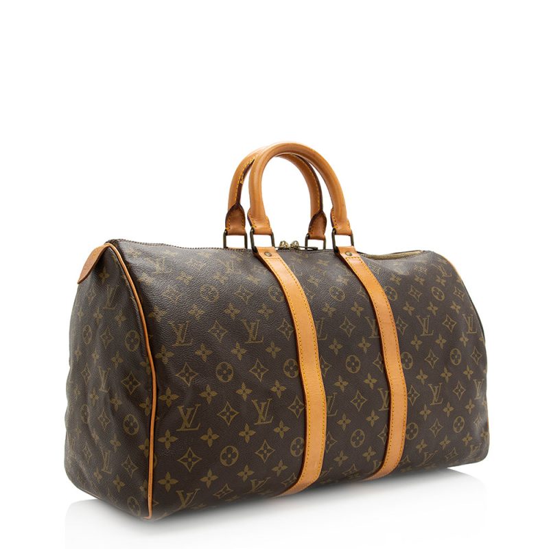 Louis Vuitton Vintage Monogram Canvas Keepall 45 Duffel Bag (20143) - Image 2