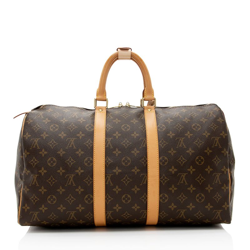 Louis Vuitton Vintage Monogram Canvas Keepall 45 Duffel Bag (21026) - Image 3