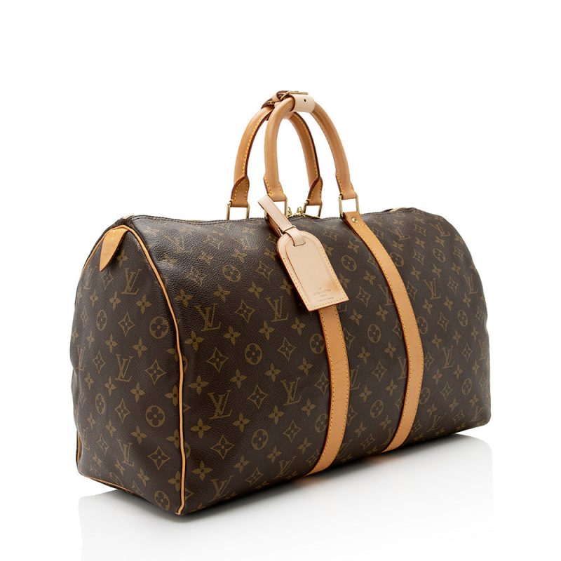 Louis Vuitton Vintage Monogram Canvas Keepall 45 Duffel Bag (21026) - Image 2