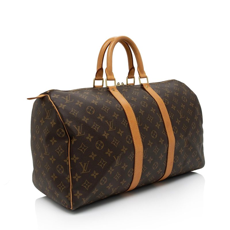 Louis Vuitton Vintage Monogram Canvas Keepall 45 Duffle Bag (6rTrqZ) - Image 2