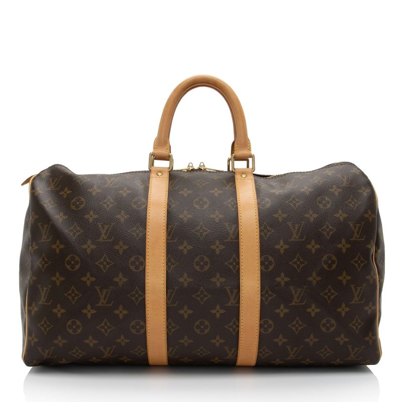 Louis Vuitton Vintage Monogram Canvas Keepall 45 Duffle Bag (yj7olY)