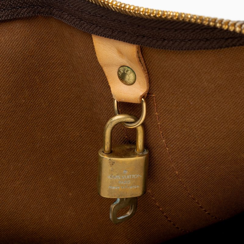 Louis Vuitton Vintage Monogram Canvas Keepall 45 Duffle Bag (YAHzBU) - Image 10