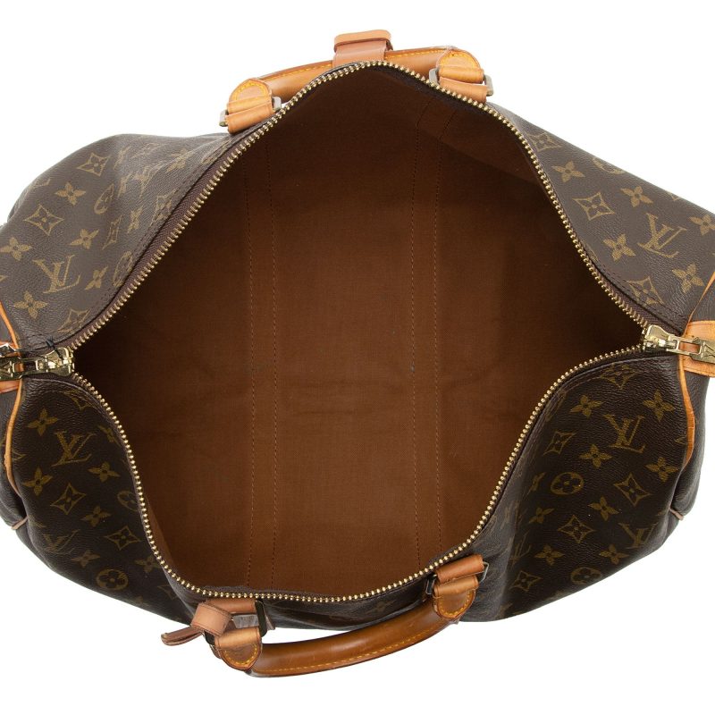 Louis Vuitton Vintage Monogram Canvas Keepall 45 Duffle Bag (KoU1ul) - Image 7