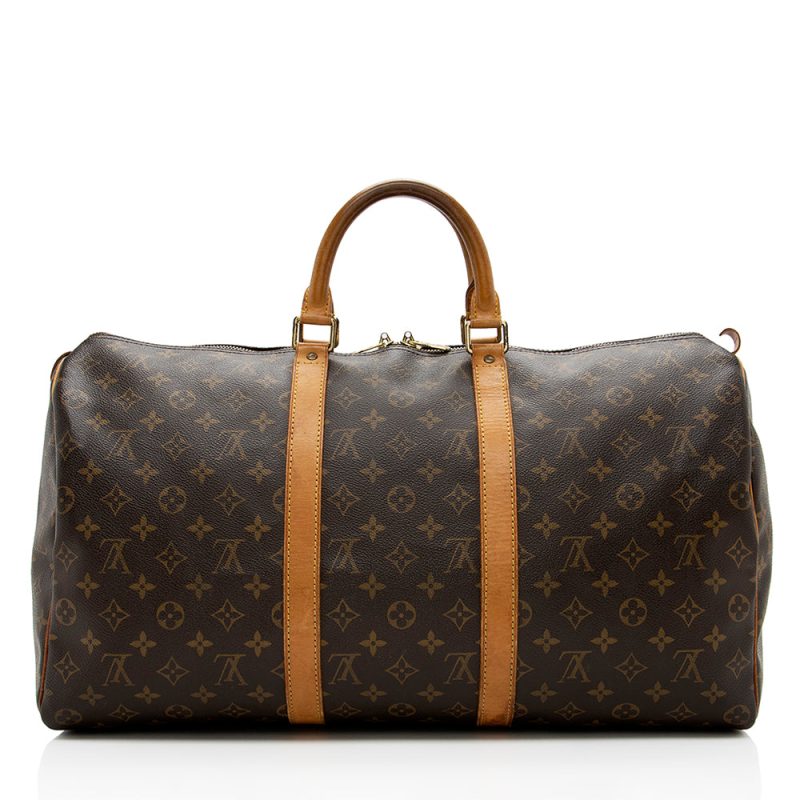 Louis Vuitton Vintage Monogram Canvas Keepall 50 Duffel Bag (14703) - Image 3