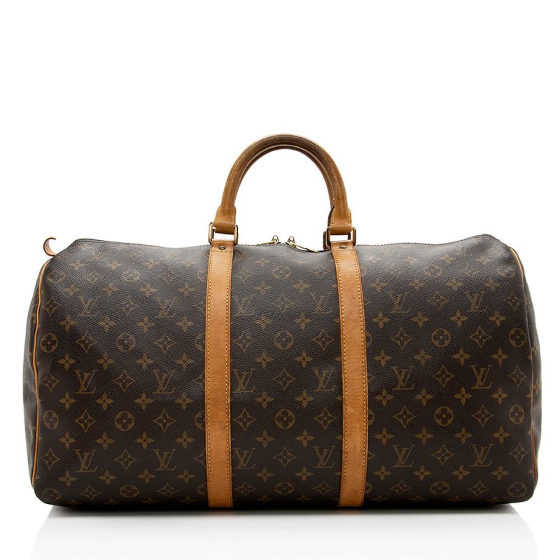 Louis Vuitton Vintage Monogram Canvas Keepall 50 Duffel Bag (14703)
