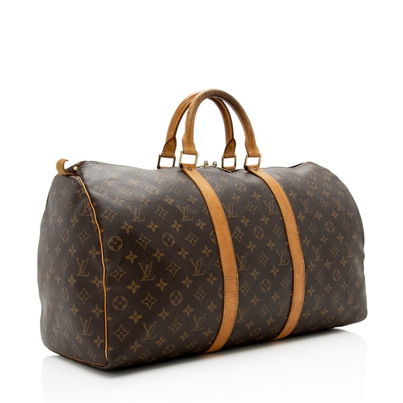 Louis Vuitton Vintage Monogram Canvas Keepall 50 Duffel Bag (14703) - Image 2