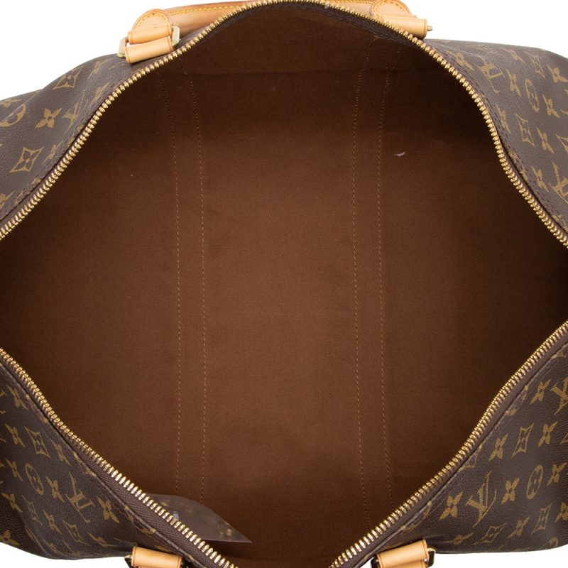 Louis Vuitton Vintage Monogram Canvas Keepall 50 Duffel Bag (17140) - Image 7